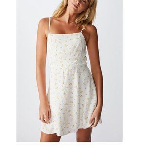 Cotton On Summer Floral 90's Dress Size L